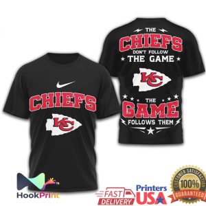Kansas City Chiefs The Game Follows Them NFL Fan T Shirt