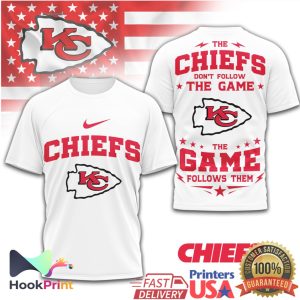 Kansas City Chiefs The Game Follows Them NFL Fan T Shirt