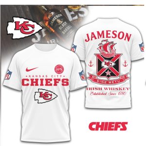 Kansas City Chiefs x Jameson Irish Whiskey Sine Metu T Shirt