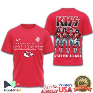 Kansas City Chiefs x KISS Rock Band “Dressed To Kill” Fan T Shirt Kansas City Chiefs x KISS Rock Band “Dressed To Kill” Fan T Shirt
