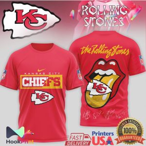 Kansas City Chiefs x Rolling Stones Limited Edition Signature T Shirt Kansas City Chiefs x Rolling Stones Limited Edition Signature T Shirt