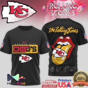 Kansas City Chiefs x Rolling Stones Limited Edition Signature T Shirt