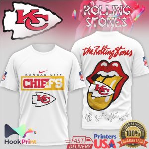Kansas City Chiefs x Rolling Stones Limited Edition Signature T Shirt