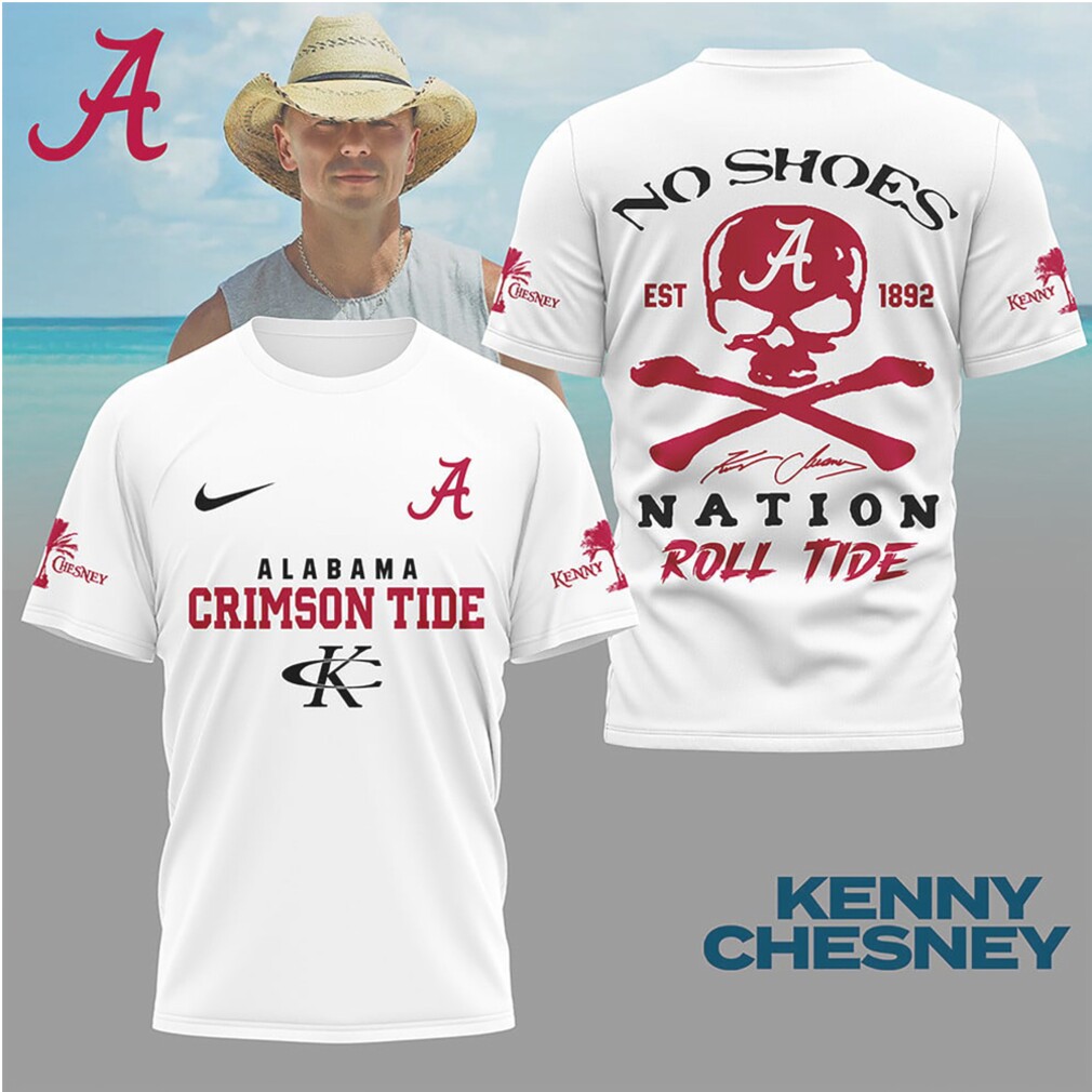 Kenny Chesney Alabama Crimson Tide Roll Tide No Shoes Nation T Shirt Kenny Chesney Alabama Crimson Tide Roll Tide No Shoes Nation T Shirt