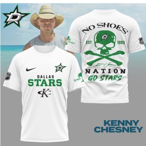 Kenny Chesney Dallas Stars No Shoes Nation Crossover T Shirt