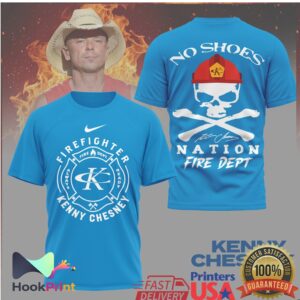 Kenny Chesney No Shoes Nation Firefighter Dept Logo Custom Shirt