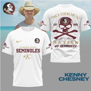 Kenny Chesney No Shoes Nation Florida State Seminoles Go Seminoles T Shirt