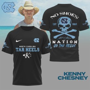 Kenny Chesney No Shoes Nation North Carolina Tar Heels Go Tar Heels T Shirt
