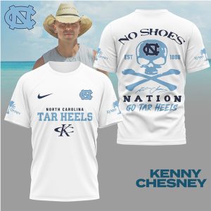 Kenny Chesney No Shoes Nation North Carolina Tar Heels Go Tar Heels T Shirt