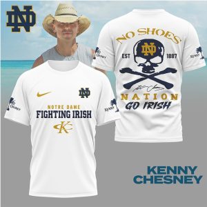 Kenny Chesney No Shoes Nation Notre Dame Fighting Irish Go Irish T Shirt