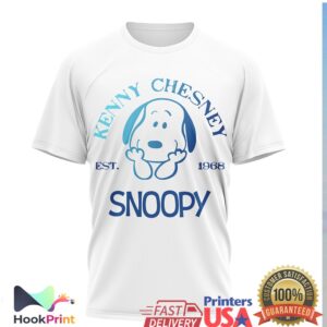 Kenny Chesney No Shoes Nation Snoopy 1968 Est. Summer Tour Shirt