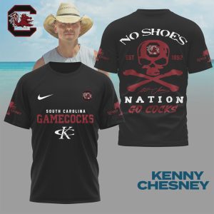 Kenny Chesney No Shoes Nation South Carolina Gamecocks Go Cocks T Shirt