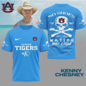 Kenny Chesney No Shoes Nation x Auburn Tigers War Eagle Fan T Shirt Kenny Chesney No Shoes Nation x Auburn Tigers War Eagle Fan T Shirt