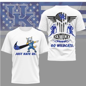 Kentucky Wildcats Just Hate Us UK Football Fan Gear T Shirt