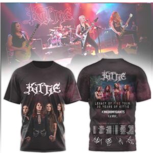Kittie Legacy of Fire Tour 30 Years of Kittie Metal Band T Shirt