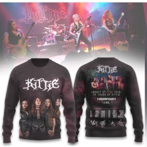 Kittie Legacy of Fire Tour 30 Years of Kittie Metal Band T Shirt