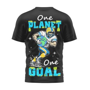 LA Chargers Earth Day One Planet One Goal Football NFL Shirt