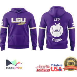 LSU Tigers Baseball Apple Pencil Purple Spirit Shirt LSU Tigers Baseball Apple Pencil Purple Spirit Shirt