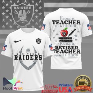 Las Vegas Raiders Teacher Choice & Retirement Honor NFL T Shirt