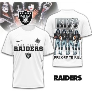 Las Vegas Raiders x KISS Dressed To Kill Heavy Metal Football