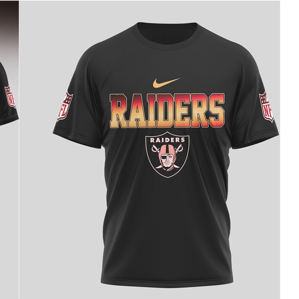 Las Vegas Raiders x Slayer Blackened NFL Band T Shirt Las Vegas Raiders x Slayer Blackened NFL Band T Shirt