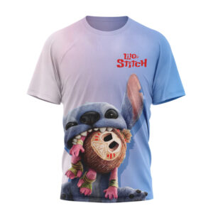 Lilo & Stitch Ohana Family Mashup Character Collage Shirt