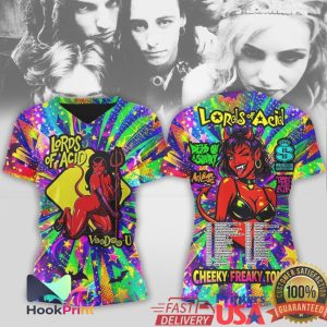 Lords of Acid Voodoo U Cheeky Freaky Tour 2024 Colorful All Over Print Shirt