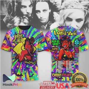 Lords of Acid Voodoo U Cheeky Freaky Tour 2024 Colorful All Over Print Shirt