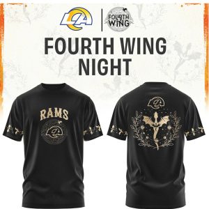 Los Angeles Rams Fourth Wing Night Dragon Fantasy Football T Shirt