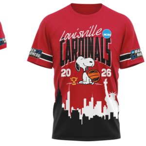 Louisville Cardinals Snoopy March Madness 2026 Let The Madness Begin Shirt Louisville Cardinals Snoopy March Madness 2026 Let The Madness Begin Shirt