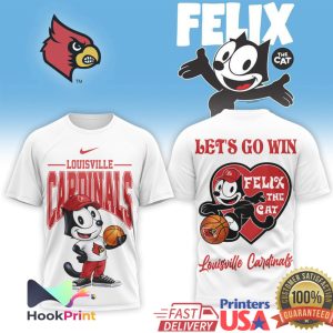 Louisville Cardinals x Felix The Cat Basketball Let’s Go Win T Shirt Louisville Cardinals x Felix The Cat Basketball Let’s Go Win T Shirt