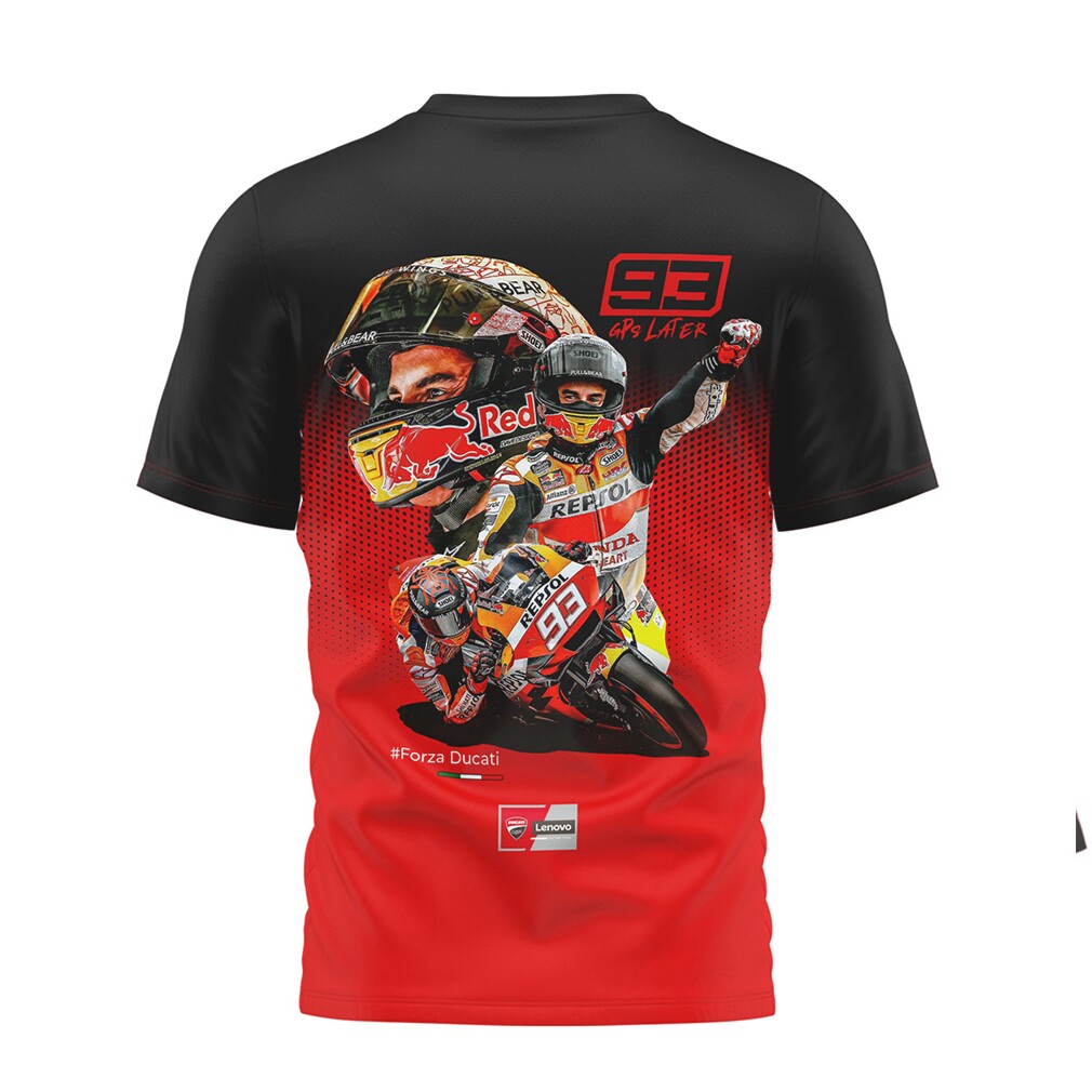 Marc Marquez 93 Forza Ducati MotoGP Racing Fan T Shirt Marc Marquez 93 Forza Ducati MotoGP Racing Fan T Shirt