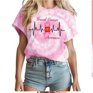 McDonald’s Love Can Beat Anything Breast Cancer Awareness Shirt