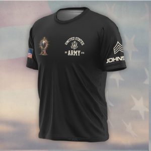 Memorial Day We Will Never Forget US Army Cross Eagle Fallen Hero Shirt