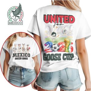 Mexico Soccer Goose United for 2026 Goose Cup NFL T Shirt Mexico Soccer Goose United for 2026 Goose Cup NFL T Shirt