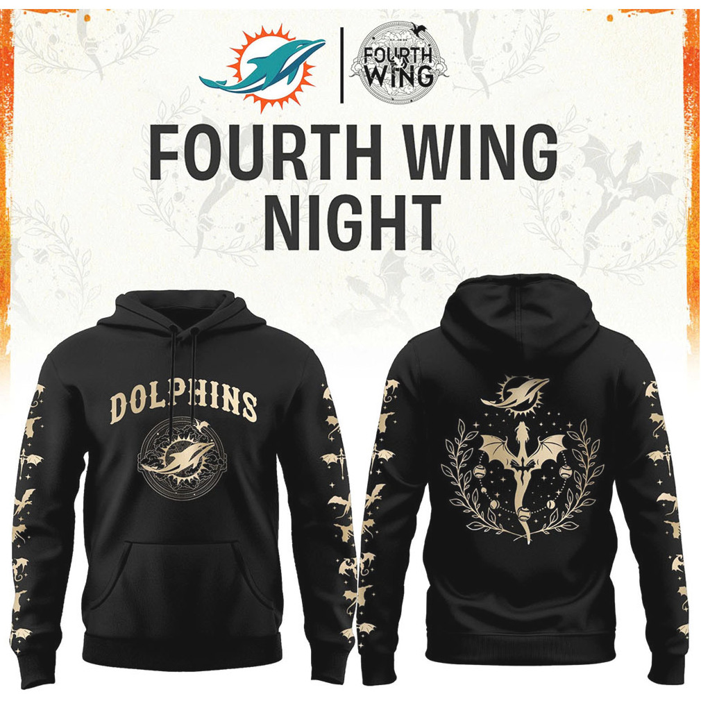 Miami Dolphins Fourth Wing Night Dragon Fantasy Football Gear T Shirt Miami Dolphins Fourth Wing Night Dragon Fantasy Football Gear T Shirt