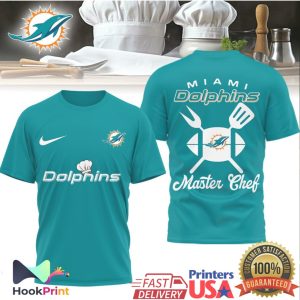 Miami Dolphins Master Chef NFL Tropical Grill T Shirt