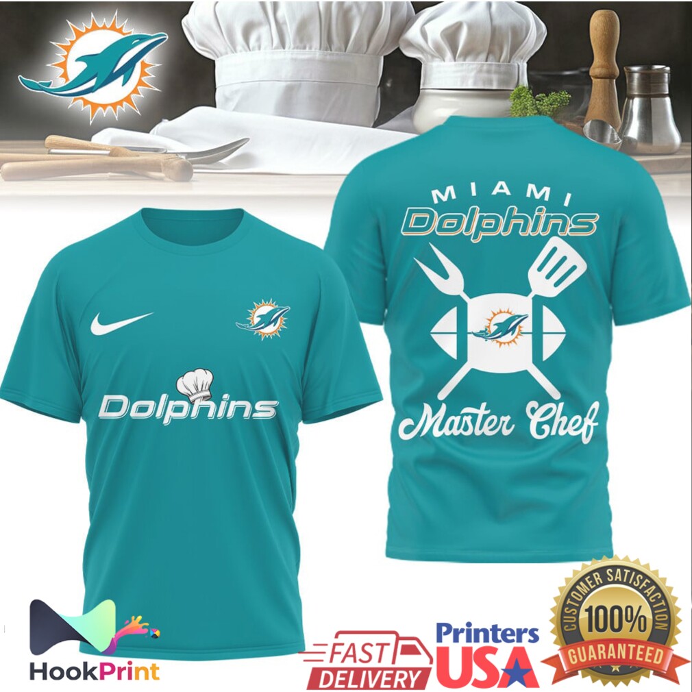 Miami Dolphins Master Chef NFL Tropical Grill T Shirt Miami Dolphins Master Chef NFL Tropical Grill T Shirt