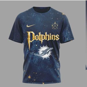 Miami Dolphins x Harry Potter Hogwarts Wizarding World JT Shirtrsey