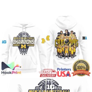 Michigan Basketball Big Ten Champions Outright 2026 Commemorative Shirt