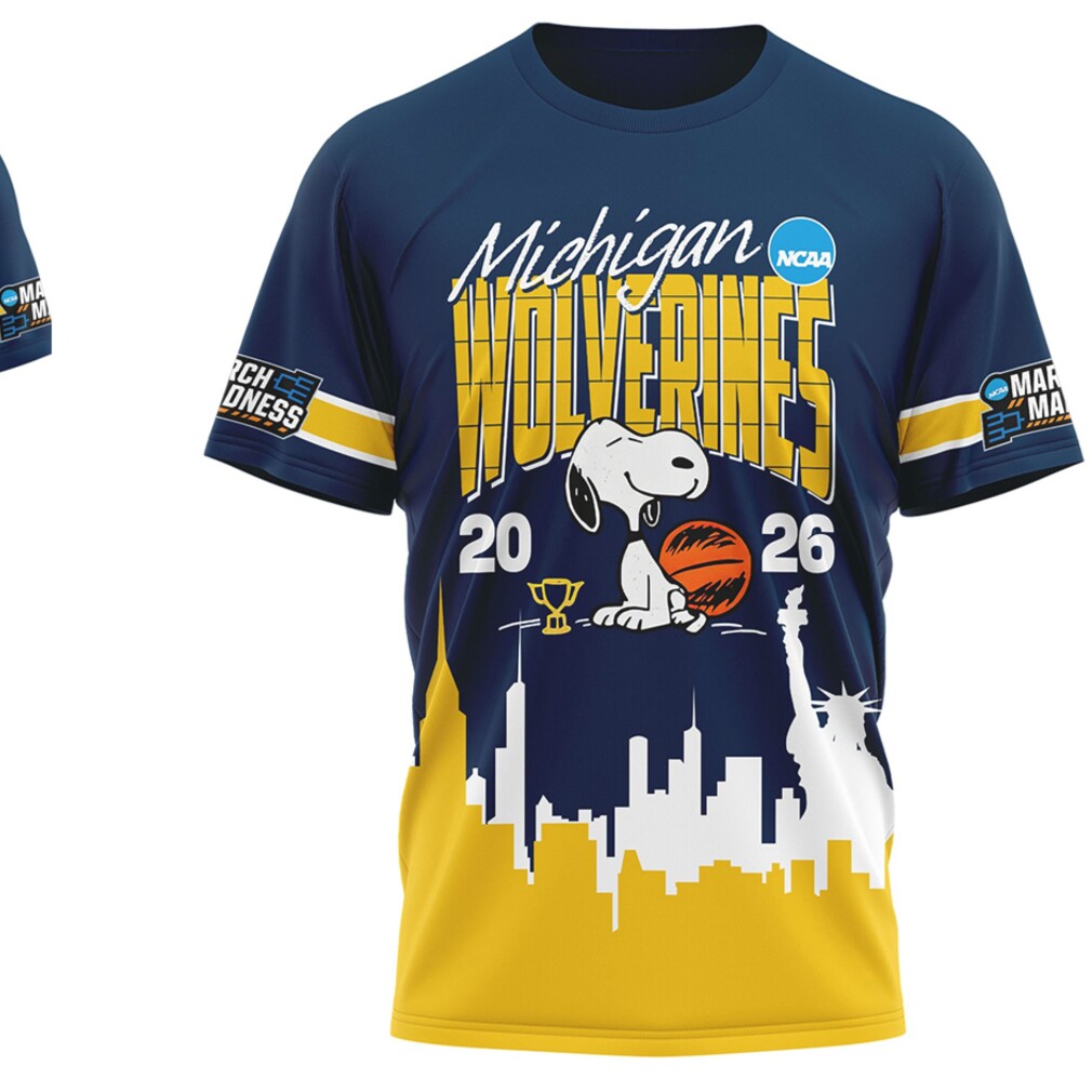 Michigan Wolverines Snoopy March Madness 2026 Let The Madness Begin Shirt Michigan Wolverines Snoopy March Madness 2026 Let The Madness Begin Shirt