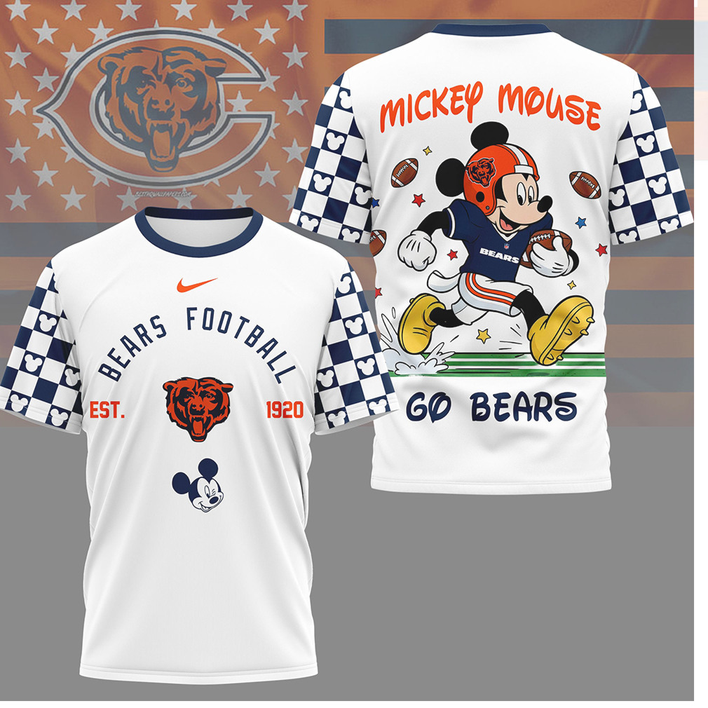 Mickey Mouse Chicago Bears Football Classic Est 1920 Go Bears T Shirt Mickey Mouse Chicago Bears Football Classic Est 1920 Go Bears T Shirt