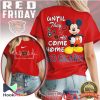 Mickey Mouse Washington Commanders Red Friday Deployed T Shirt Mickey Mouse Washington Commanders Red Friday Deployed T Shirt