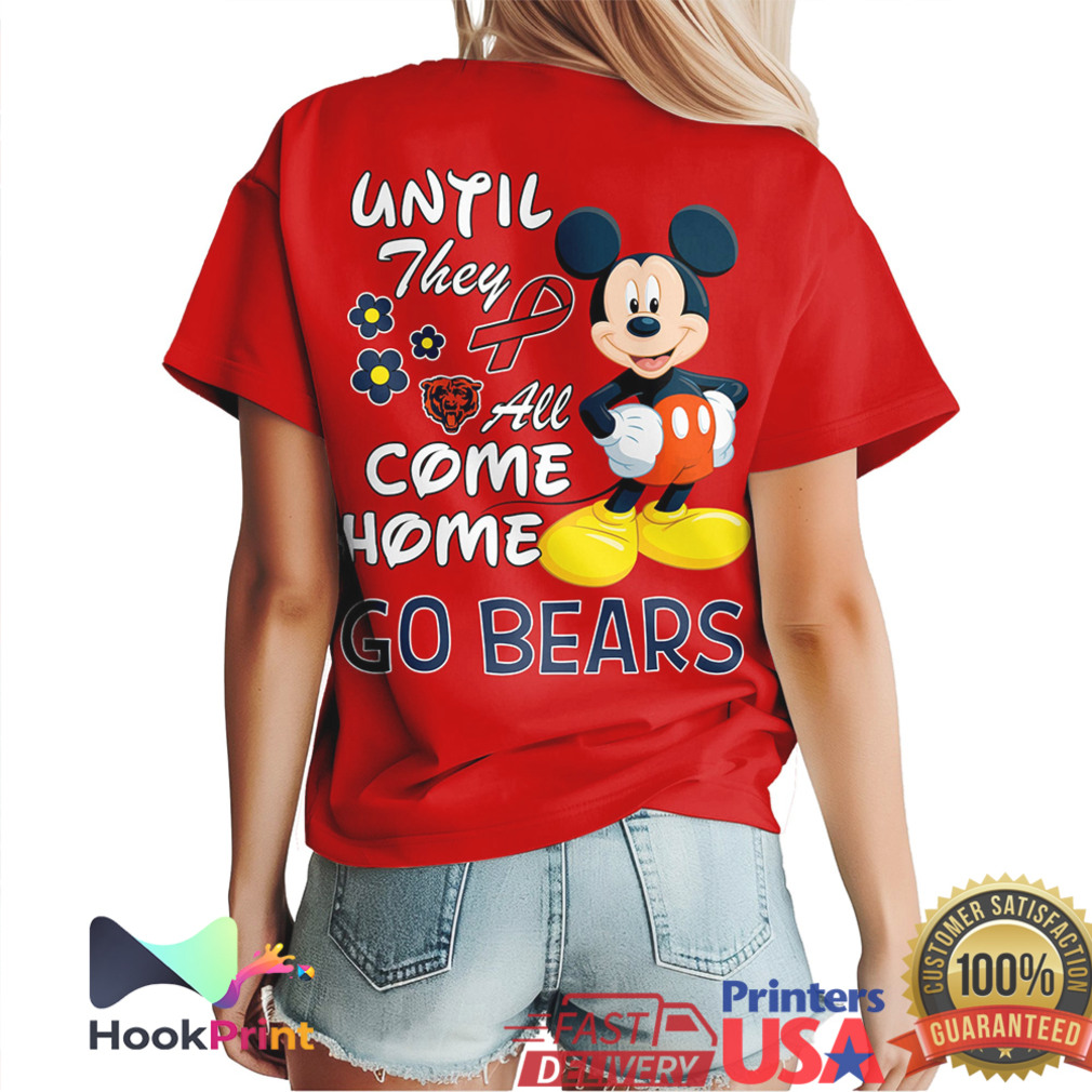 Mickey Mouse Chicago Bears Red Friday Until They All Come Home T Shirt Mickey Mouse Chicago Bears Red Friday Until They All Come Home T Shirt