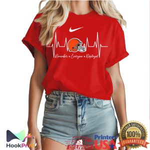 Mickey Mouse Cleveland Browns Red Friday Until They All Come Home T Shirt