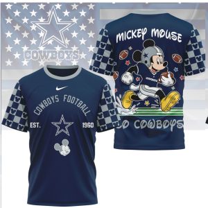 Mickey Mouse Dallas Cowboys Football Est 1960 Cowboys T Shirt