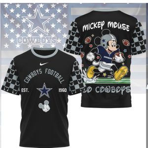 Mickey Mouse Dallas Cowboys Football Est 1960 Star NFL Shirt Mickey Mouse Dallas Cowboys Football Est 1960 Star NFL Shirt