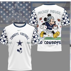 Mickey Mouse Dallas Cowboys Football Est 1960 Star NFL Shirt
