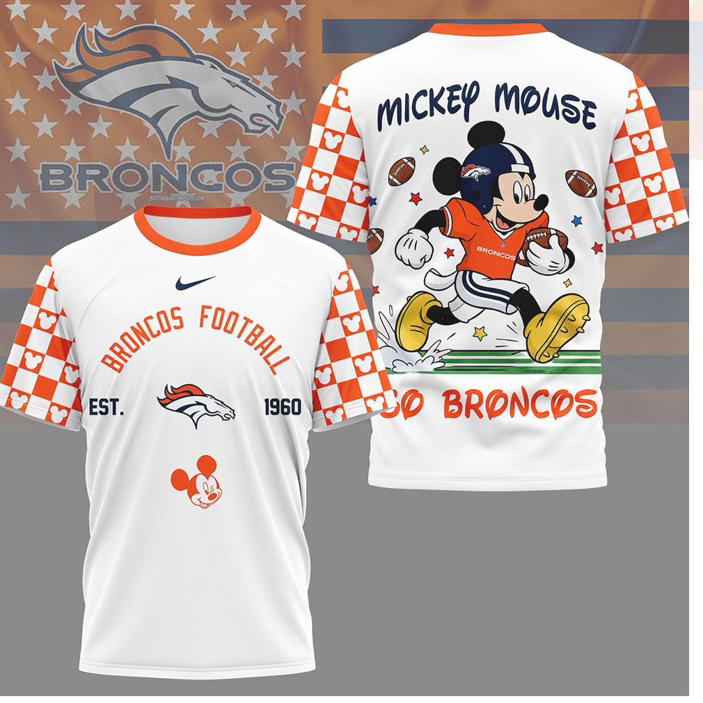 Mickey Mouse Denver Broncos Football Est 1960 Broncos T Shirt Mickey Mouse Denver Broncos Football Est 1960 Broncos T Shirt