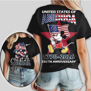 Mickey Mouse Houston Texans 1776 2026 United States of America Football T Shirt Mickey Mouse Houston Texans 1776 2026 United States of America Football T Shirt